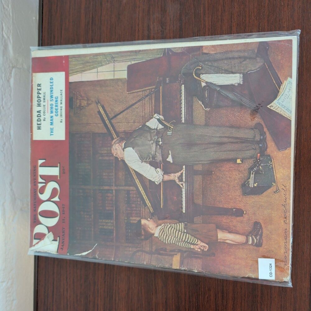 Saturday evening post January 11, 1947 Norman Rockwell, excellent condition
